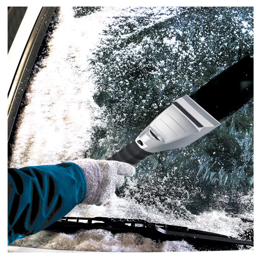 12V Heated Ice Scraper 14' Cord Electric Snow Ice Chip Windshield Window Scraper