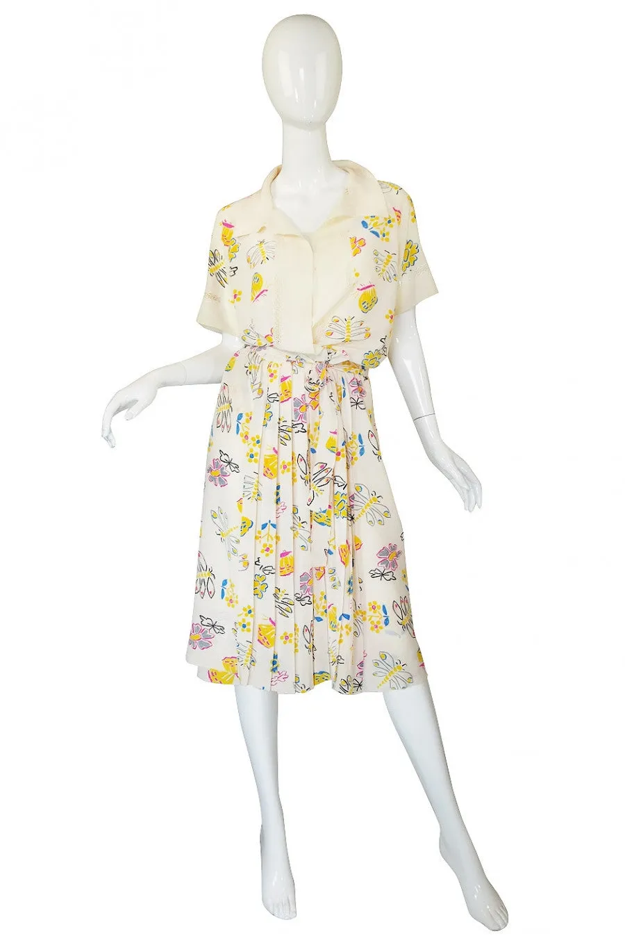 1970s Rare 4 Piece Print Chloe Set