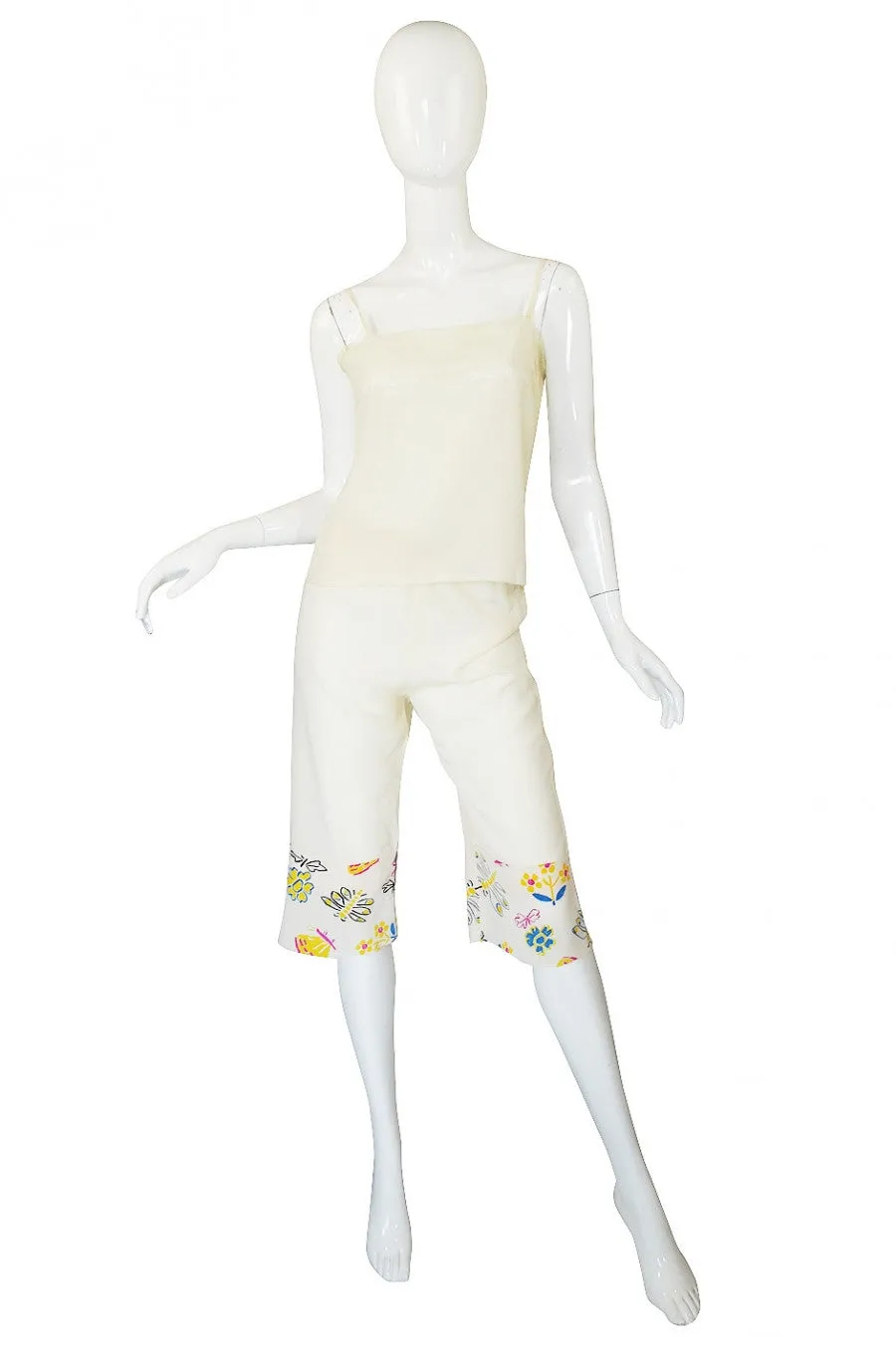 1970s Rare 4 Piece Print Chloe Set