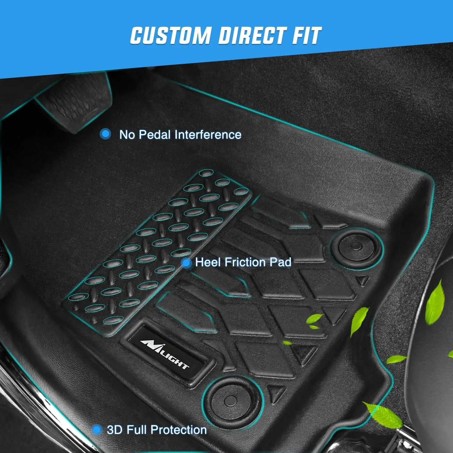 2023 2024 2025 Honda Accord Include Hybrid TPE Floor Mats