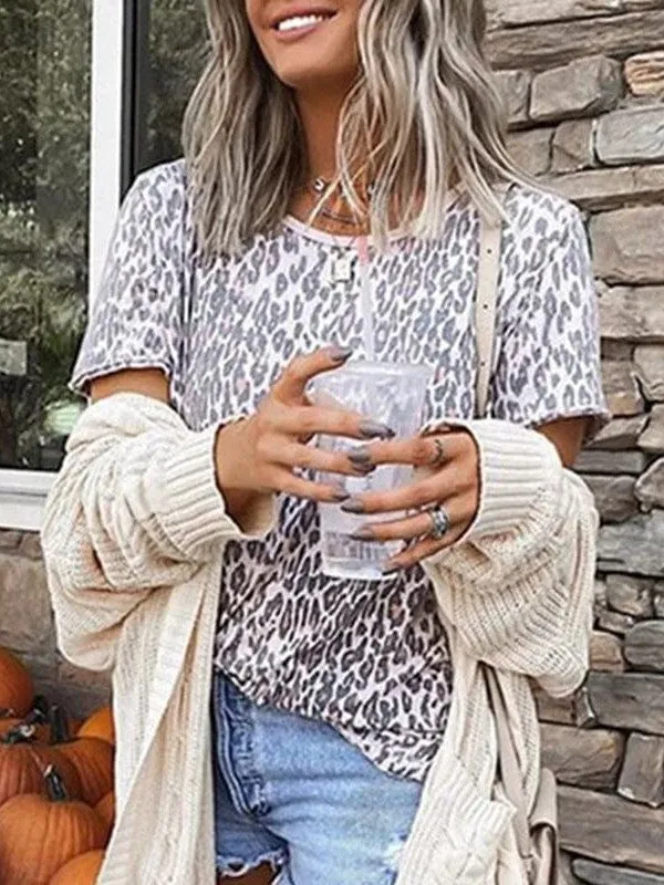 Affordable Leopard Print T-Shirt
