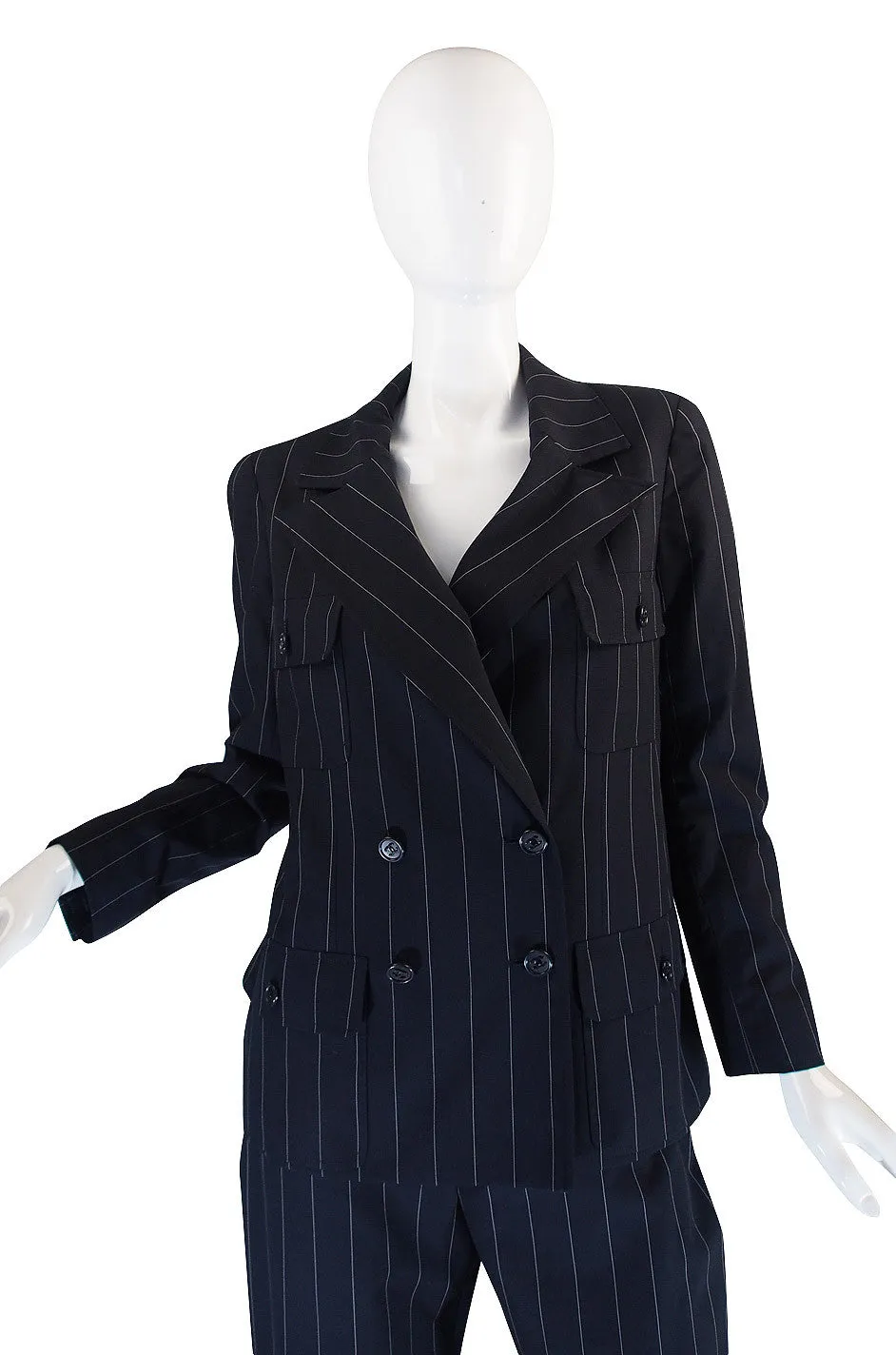 Amazing 1997 Striped Chanel Pant Suit