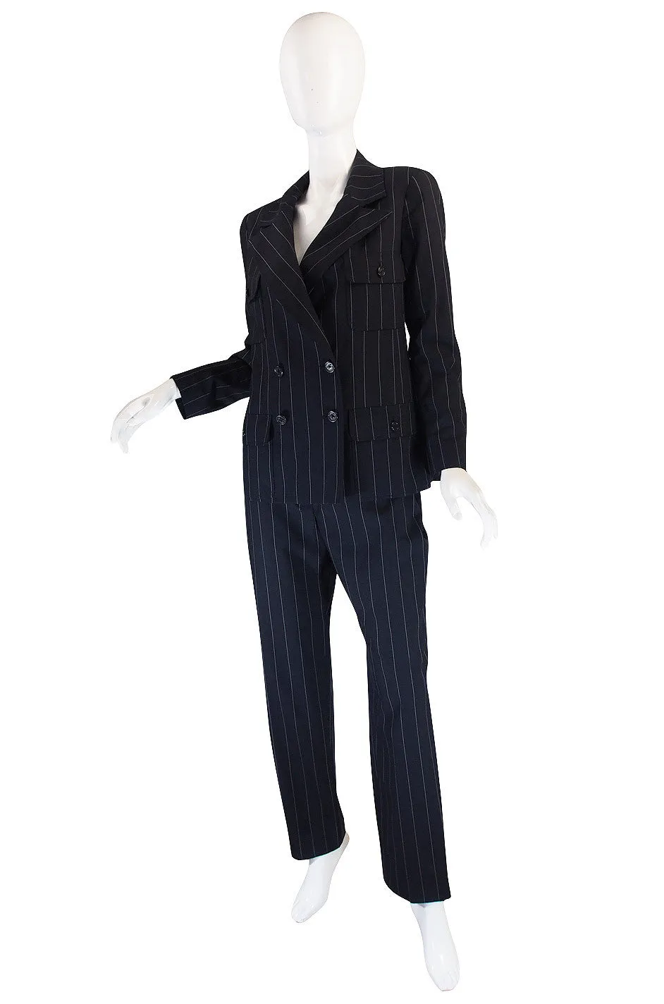 Amazing 1997 Striped Chanel Pant Suit