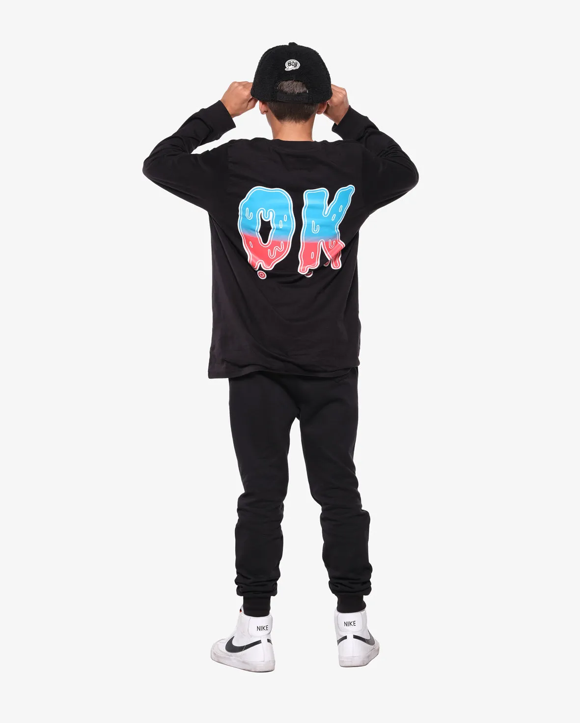 BAND OF BOYS | Black Slim leg Joggers