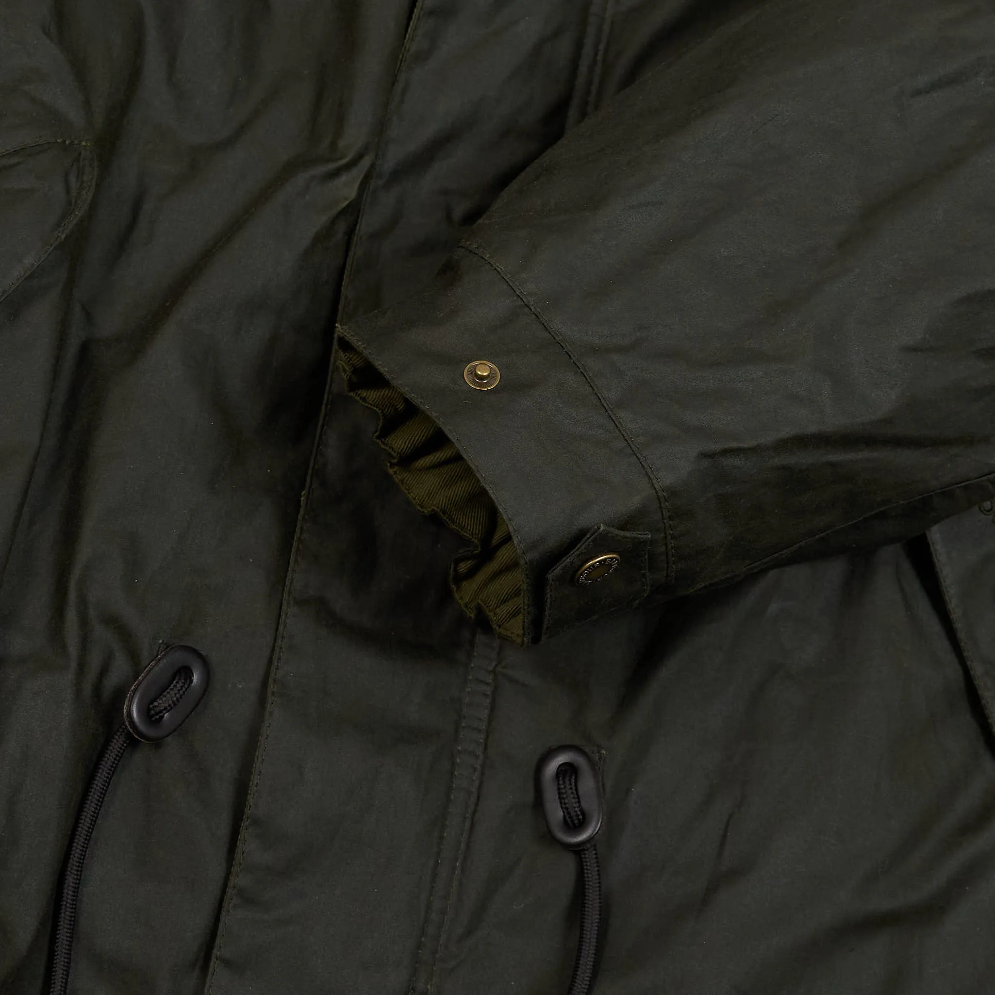 Barbour Waxed Oversized Military Parka