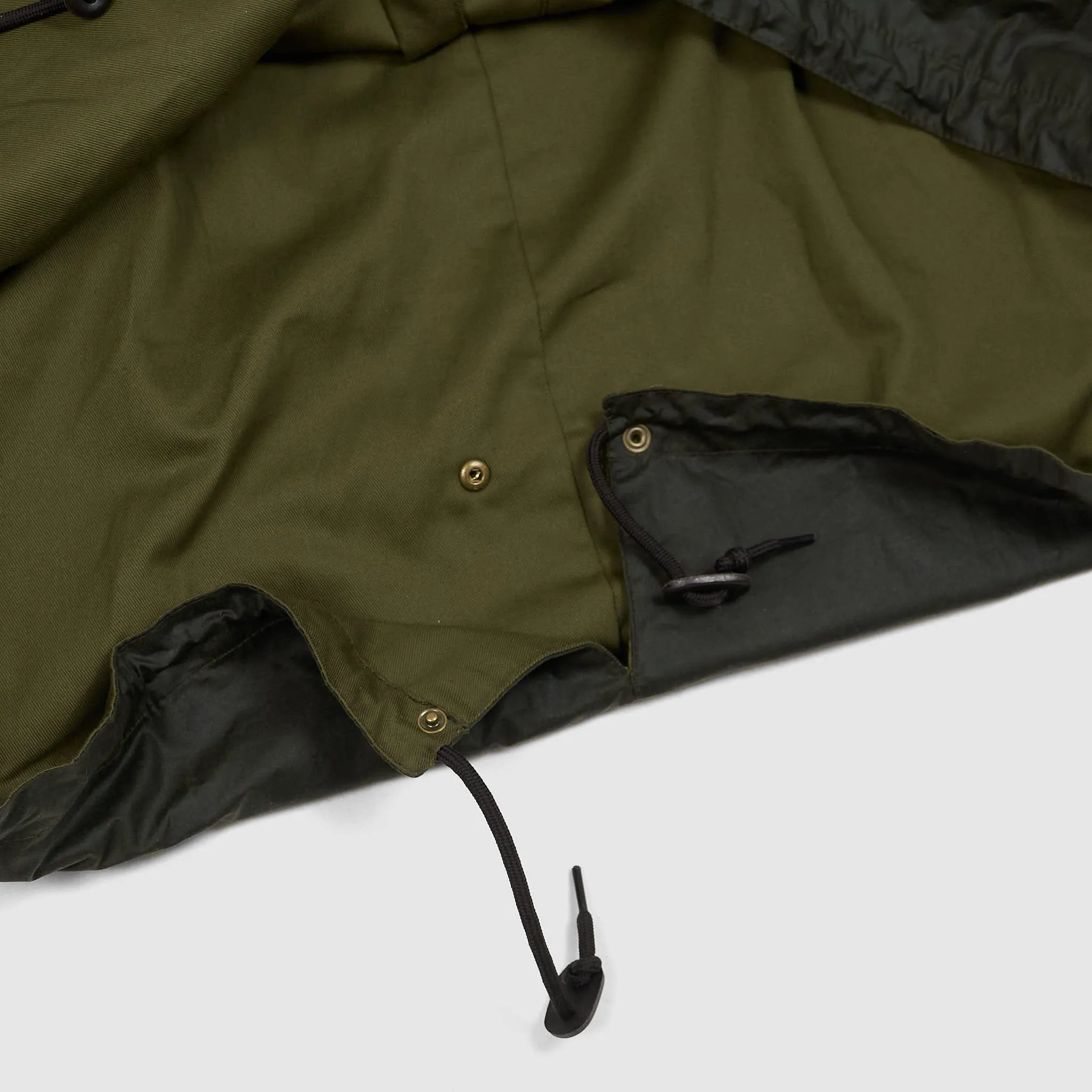 Barbour Waxed Oversized Military Parka