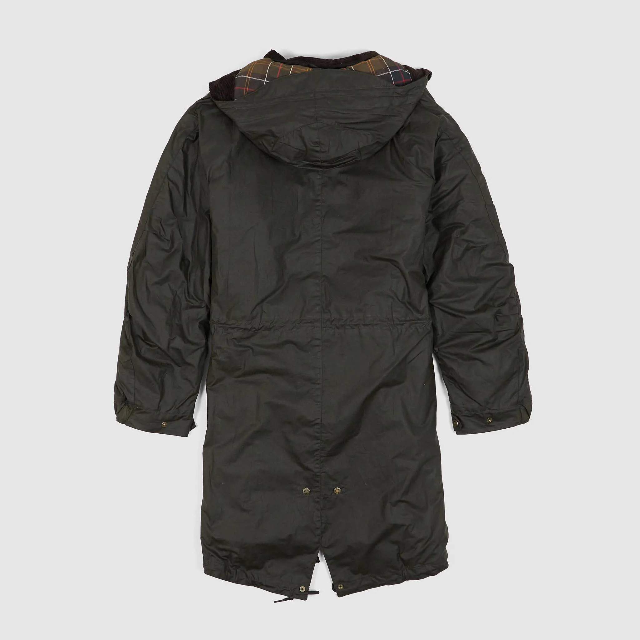 Barbour Waxed Oversized Military Parka