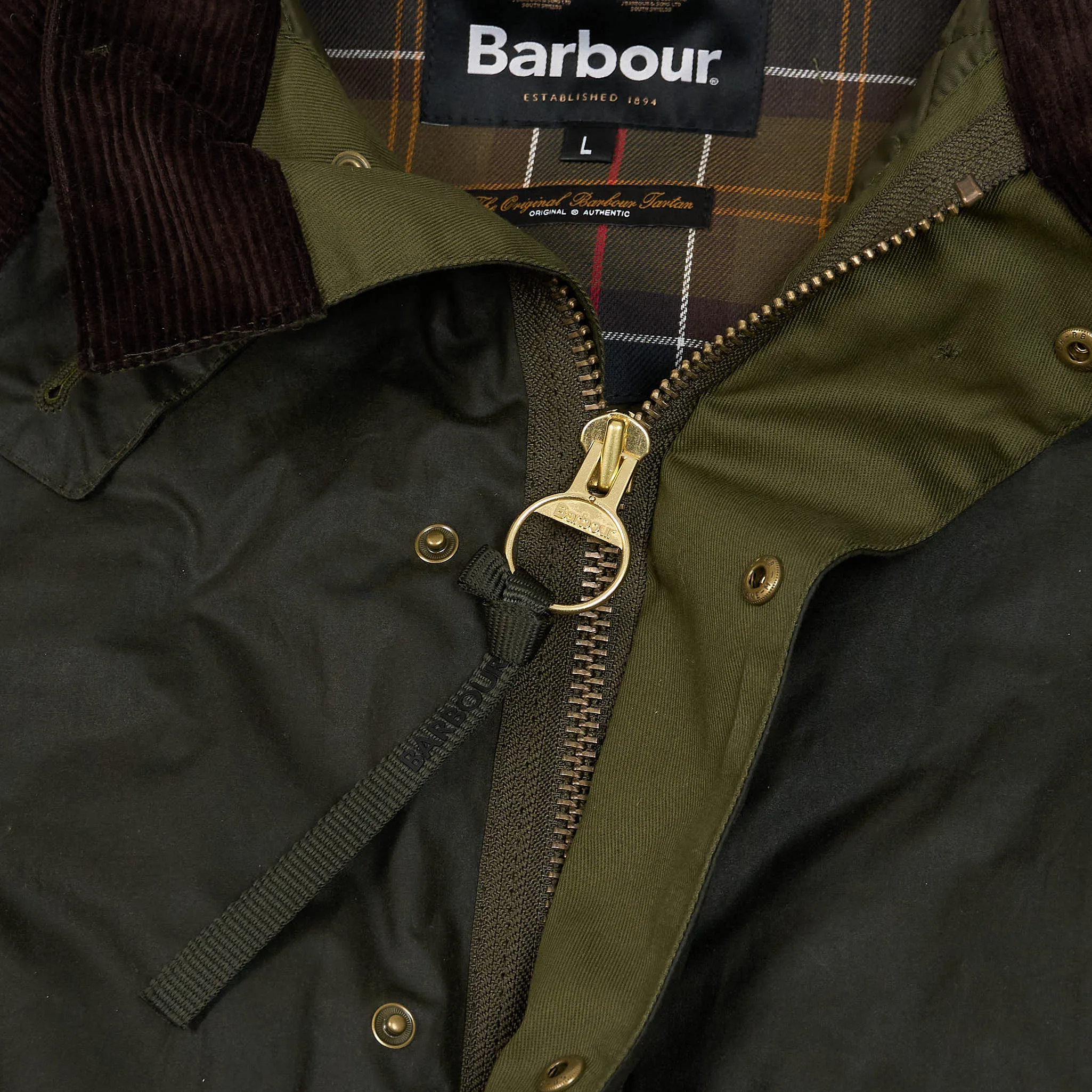 Barbour Waxed Oversized Military Parka