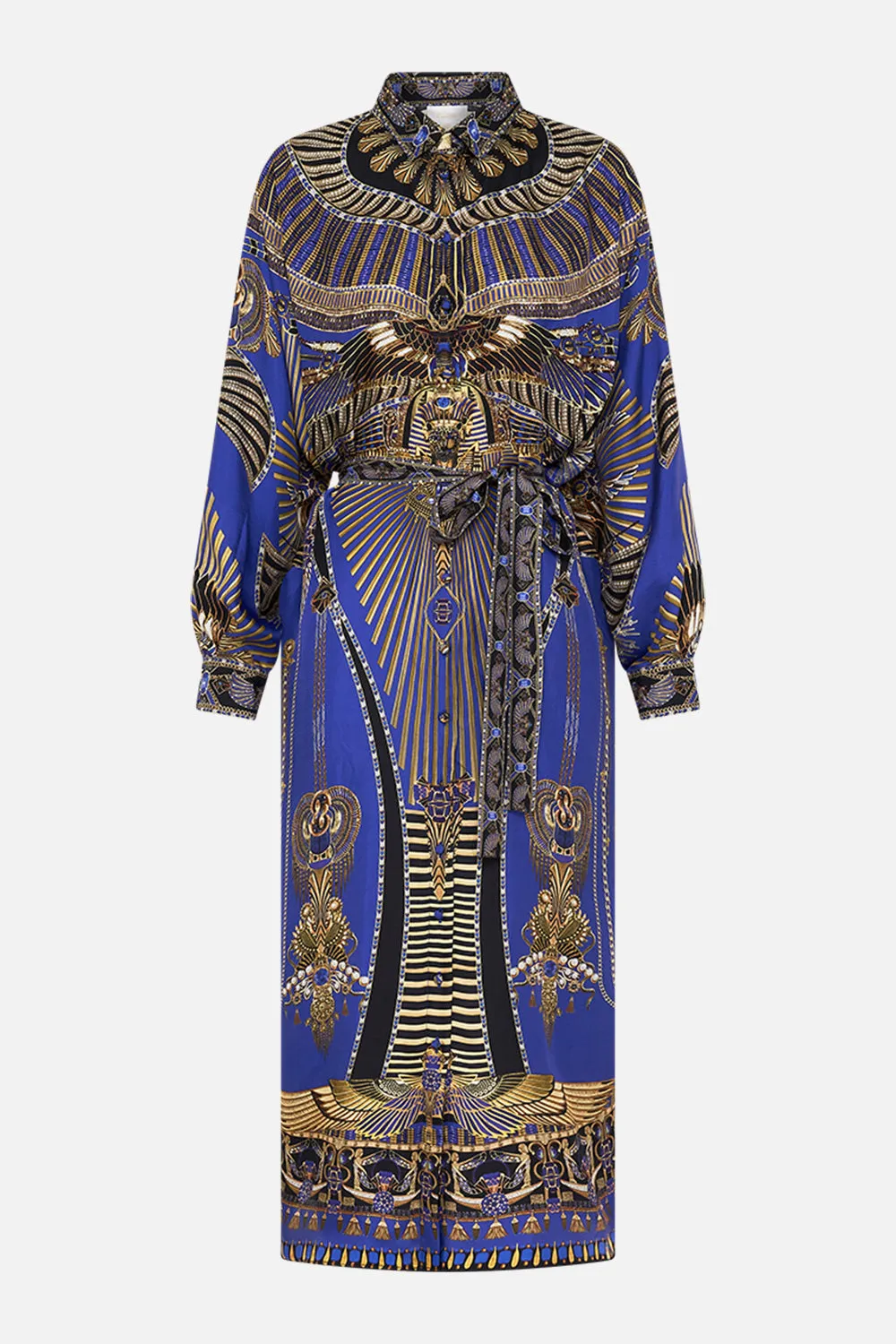 COLLARED BUTTON THROUGH DRESS MY FAIR PHARAOH