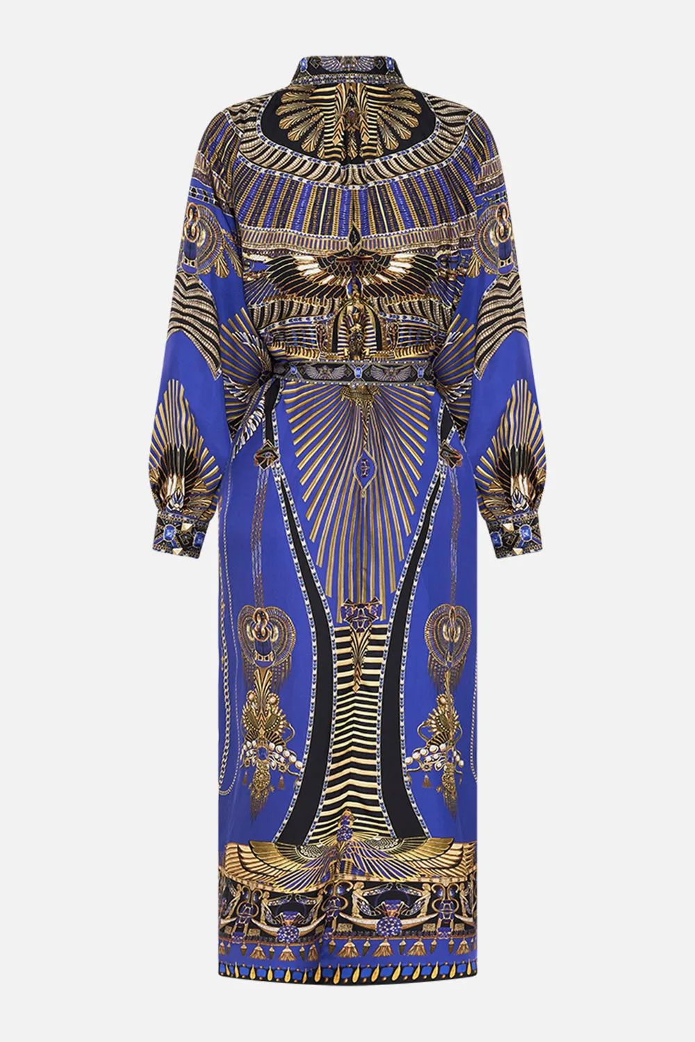 COLLARED BUTTON THROUGH DRESS MY FAIR PHARAOH