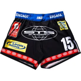 Engage Racer MMA Hybrid Shorts - Black