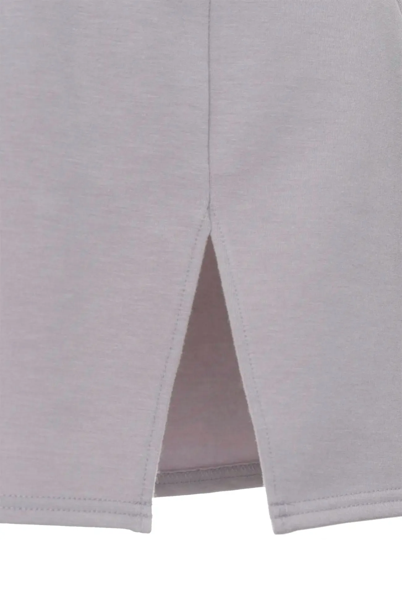 Front Slit Mini Skirt