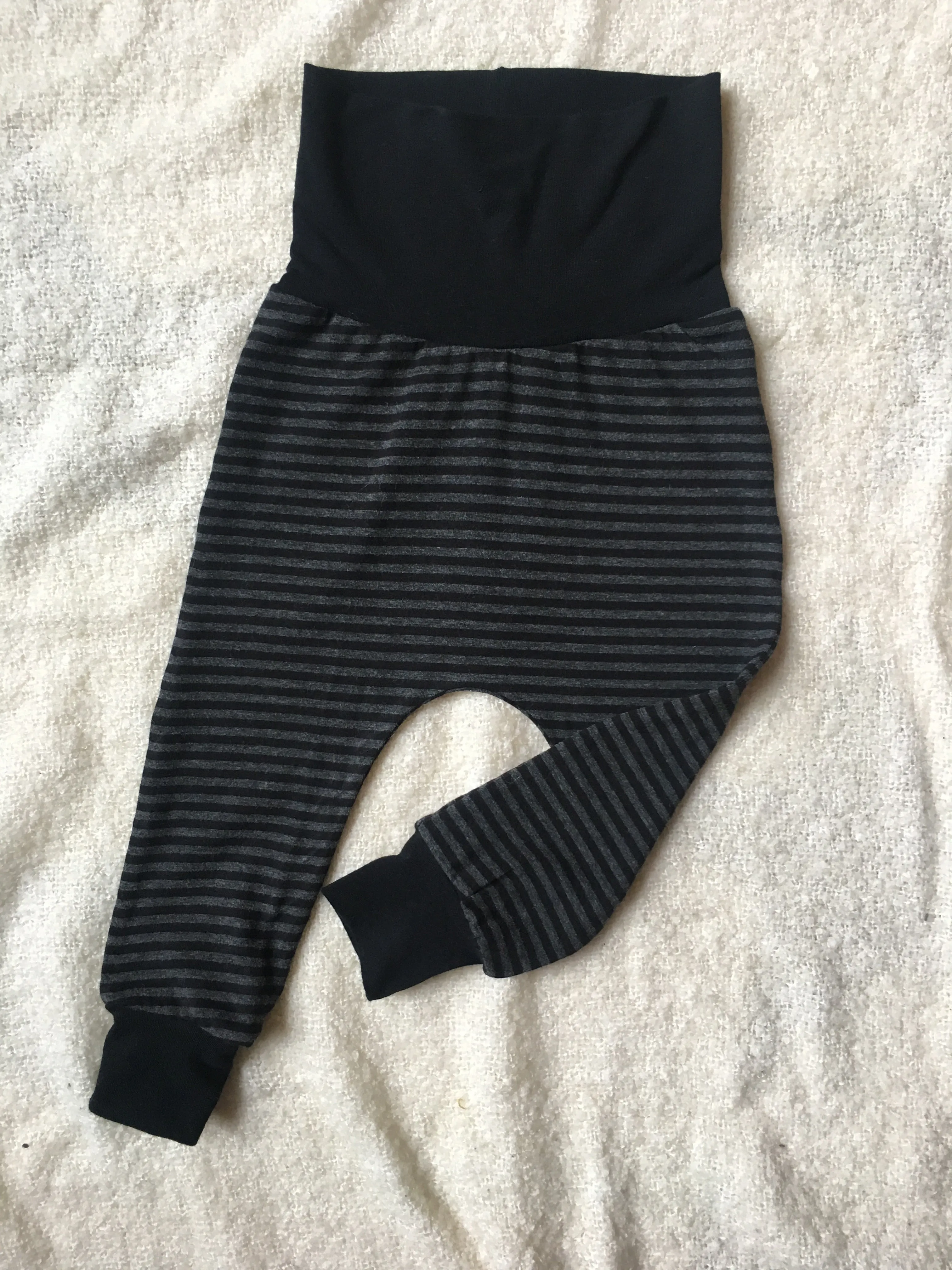 Grey & Black Stripe Harems