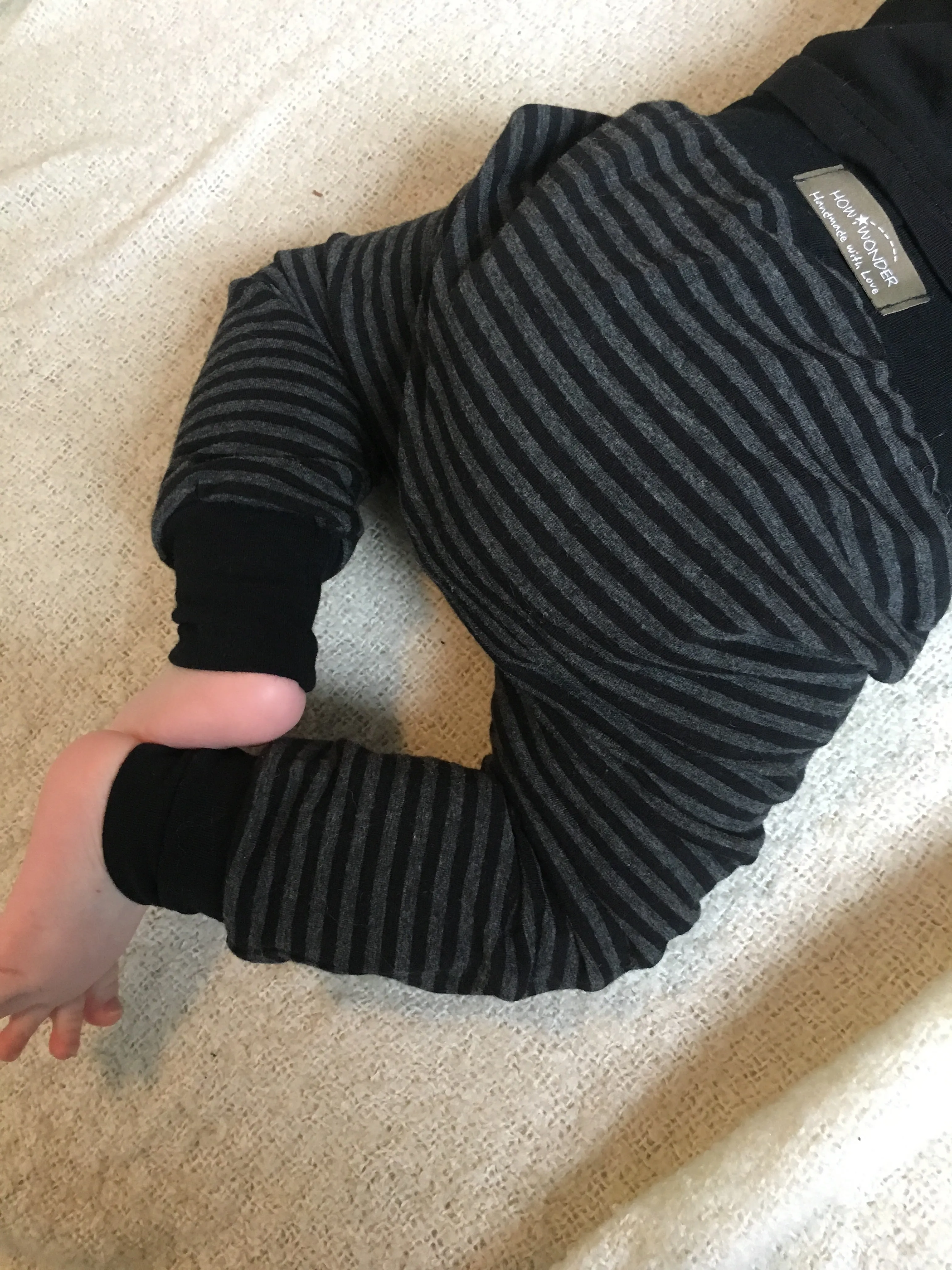 Grey & Black Stripe Harems