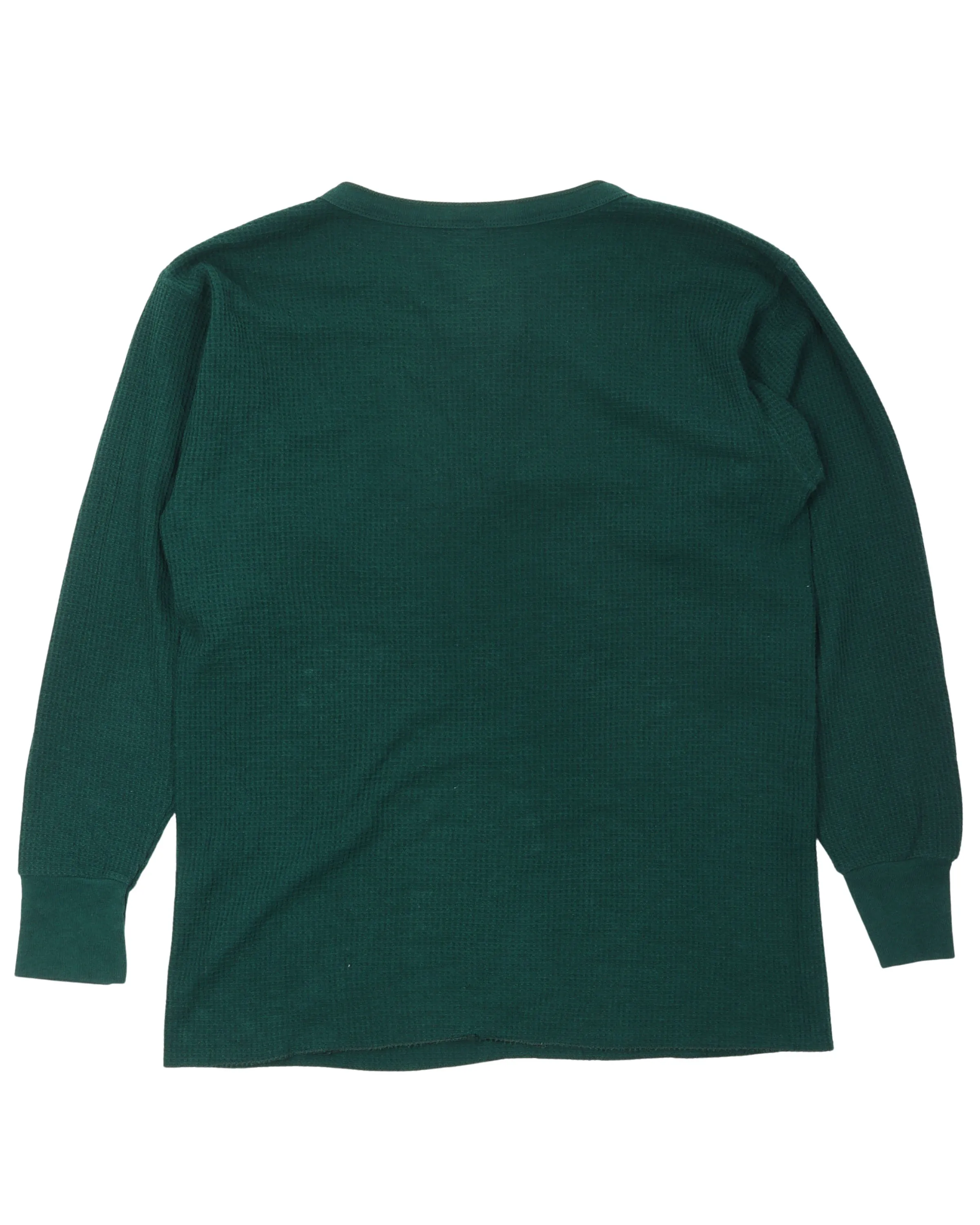 Hanes Button Thermal Shirt