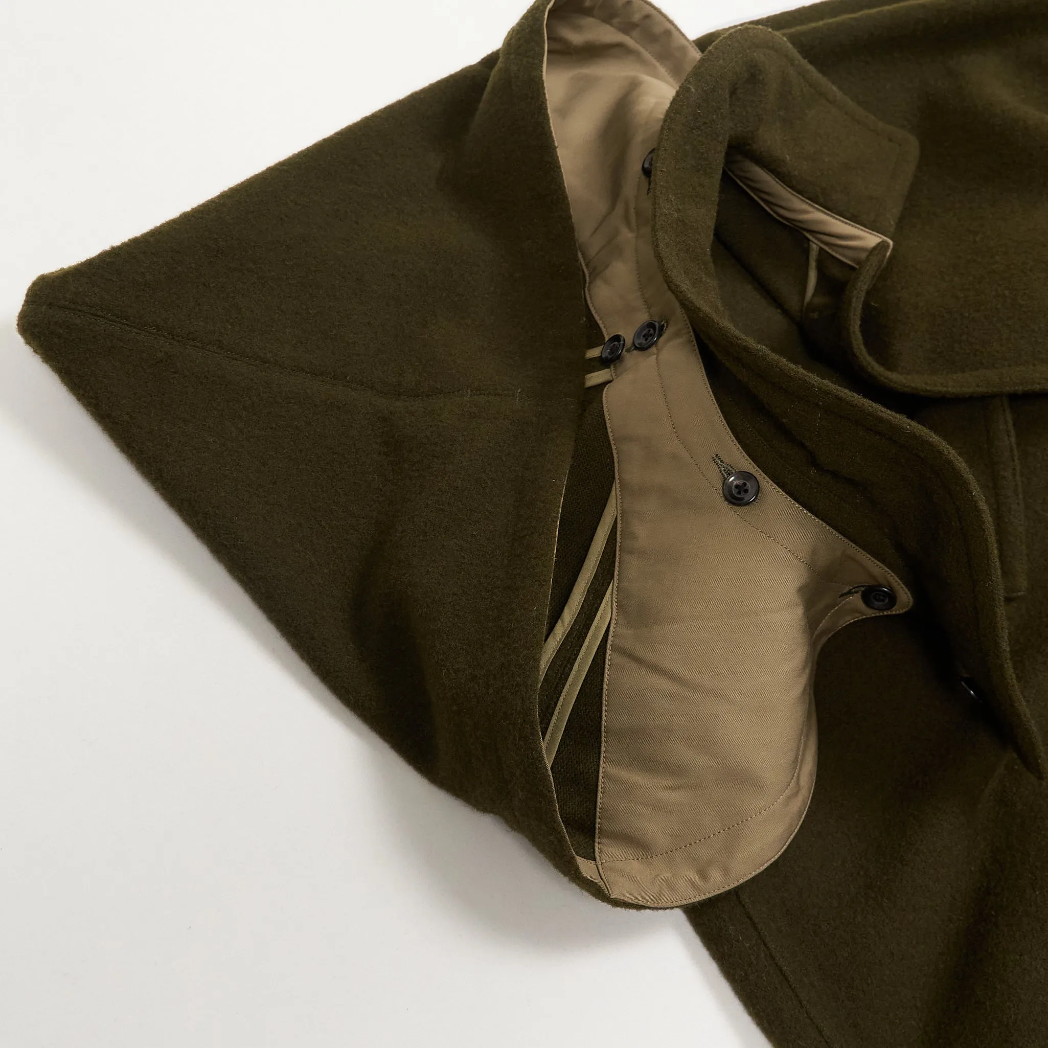 Haver Sack Wool Coat Poncho