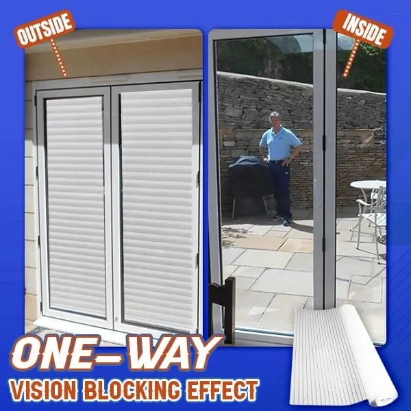 HOT SALES 50% OFF One-Way Imitation Blinds Privacy Window Cover 