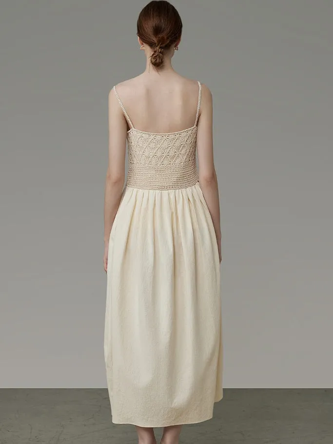 Jacquard Texture Slip Dress