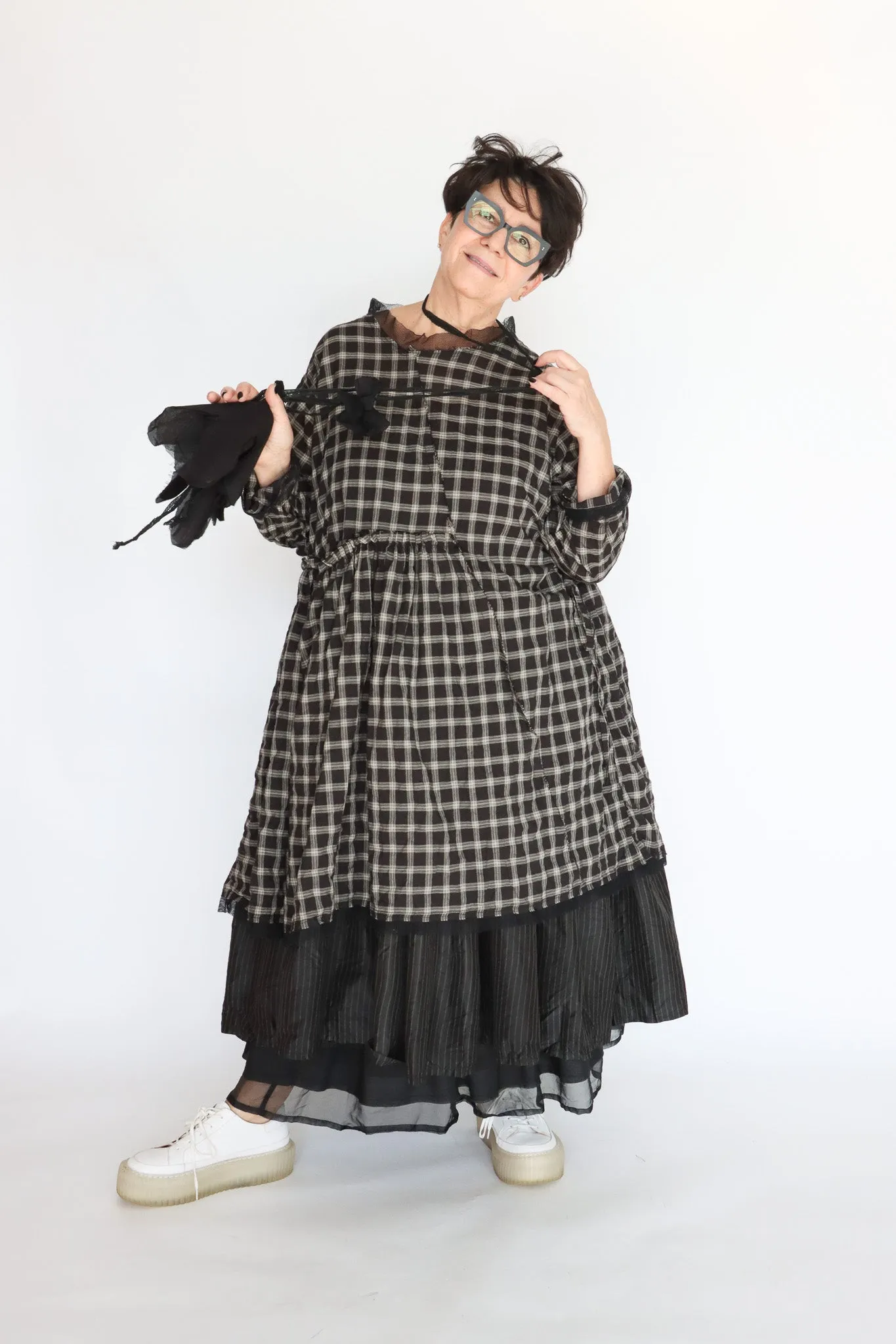 Krista Larson Pinstripe Farm Slip