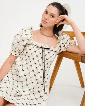 Mini Babydoll Bow Dress