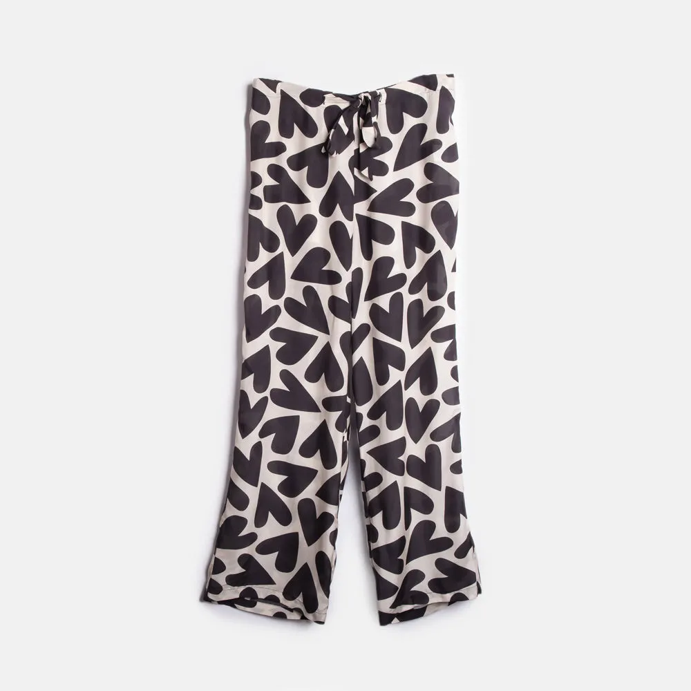 Mono Hearts Pyjama Trousers