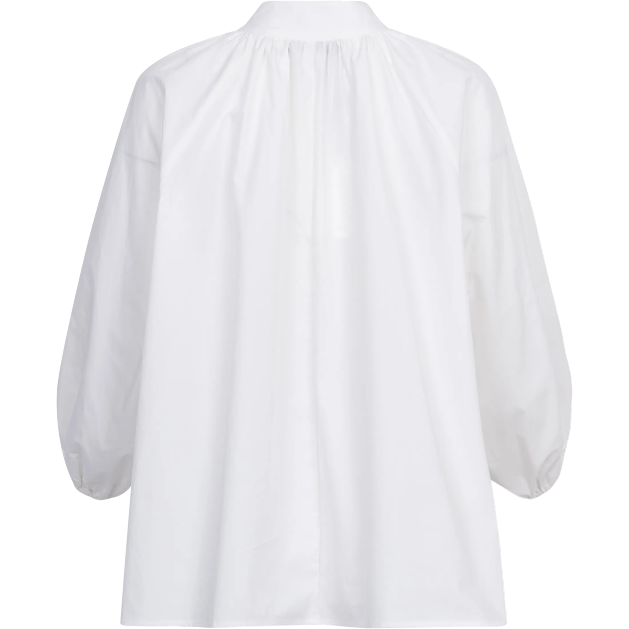 Poplin Bohemian Blouse - White