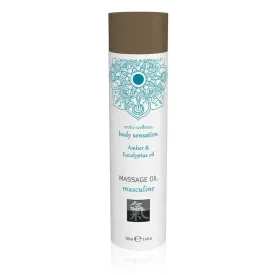 SHIATSU Massage Oil - Masculine - Amber & Eucalyptus Oil Scented - 100 ml