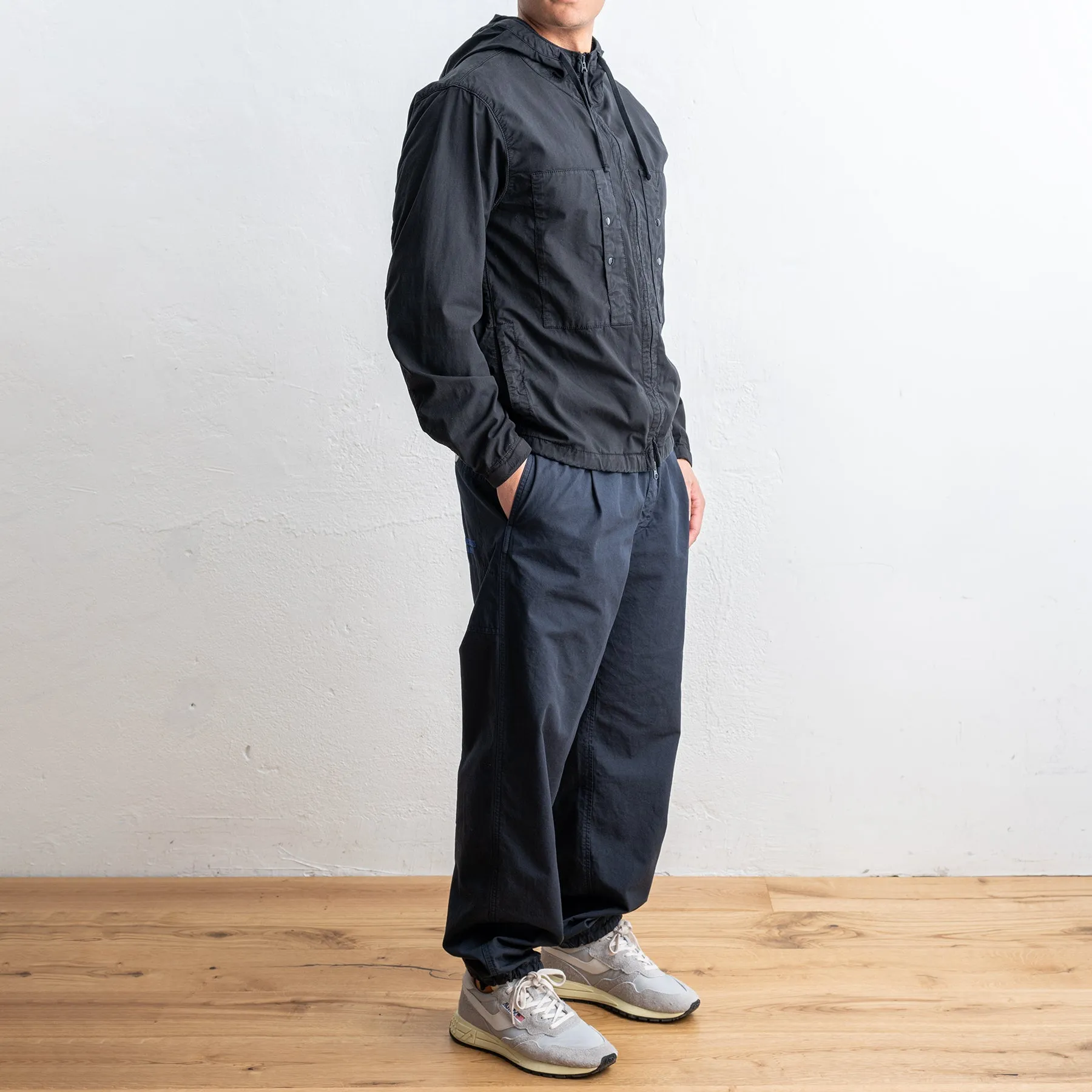 Short Cotton Parka Black