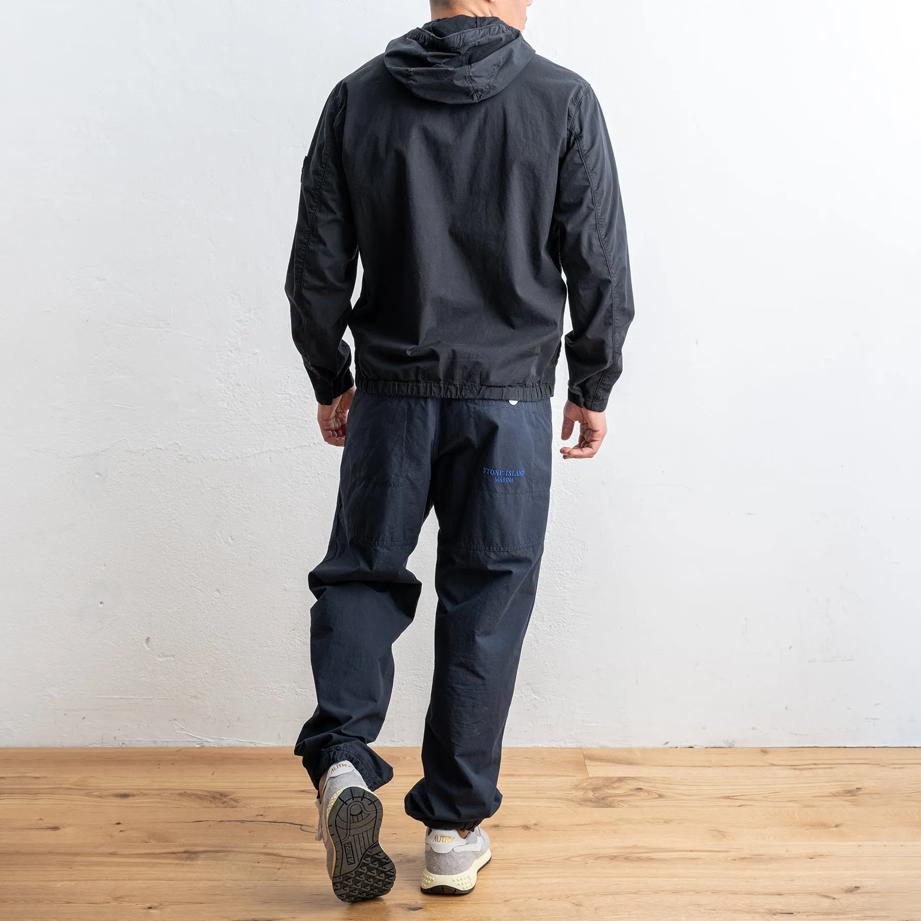 Short Cotton Parka Black