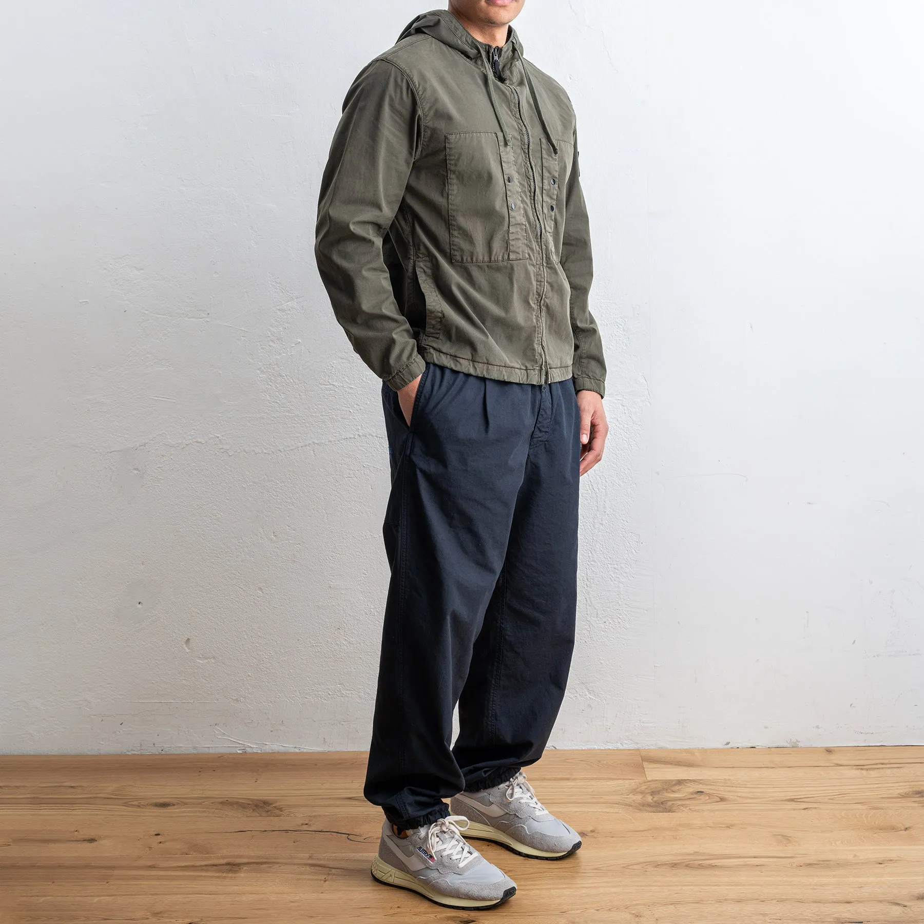 Short Cotton Parka MILITARY GREEN