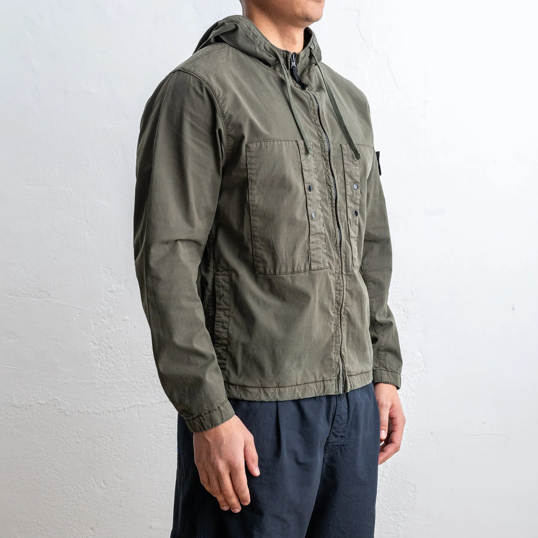 Short Cotton Parka MILITARY GREEN