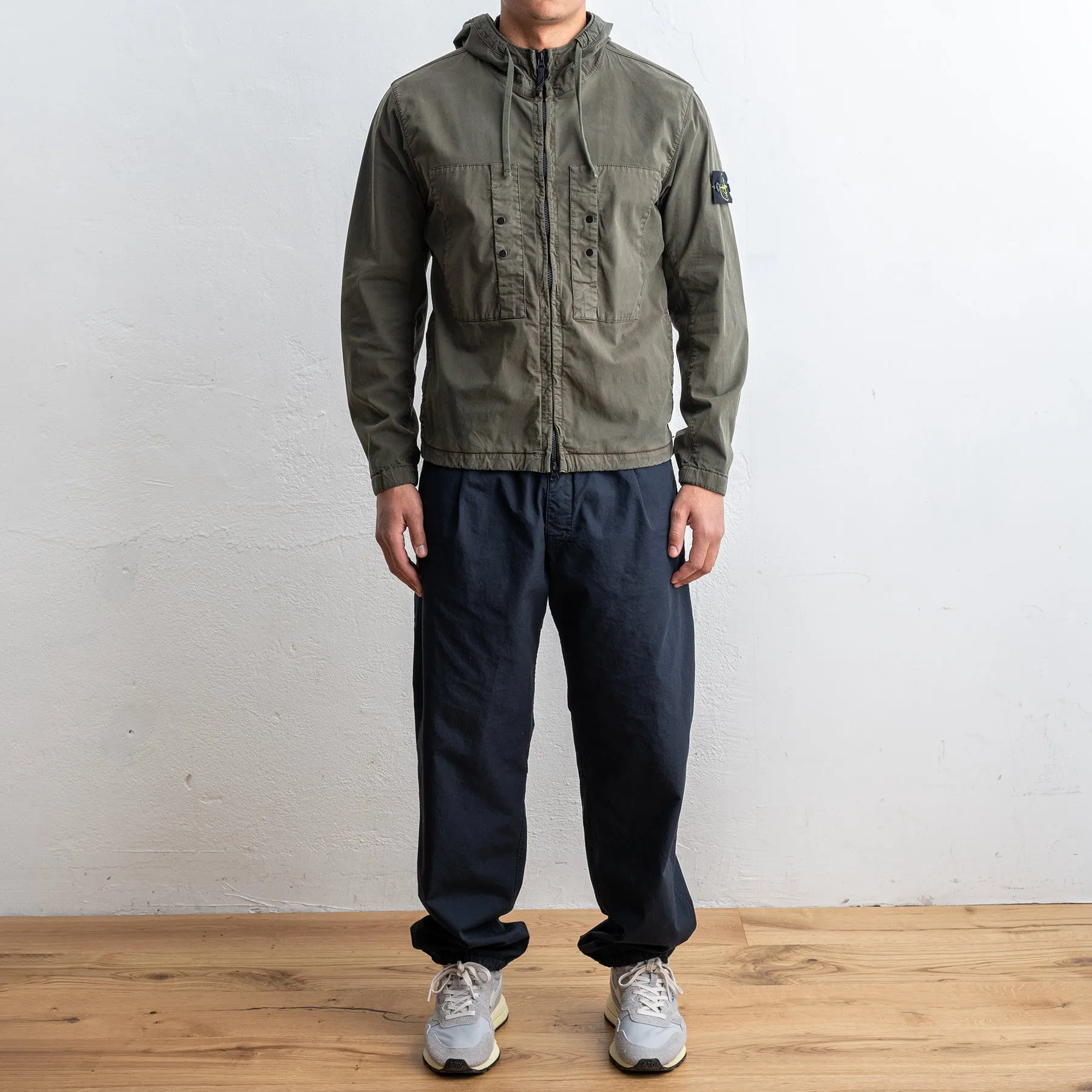 Short Cotton Parka MILITARY GREEN