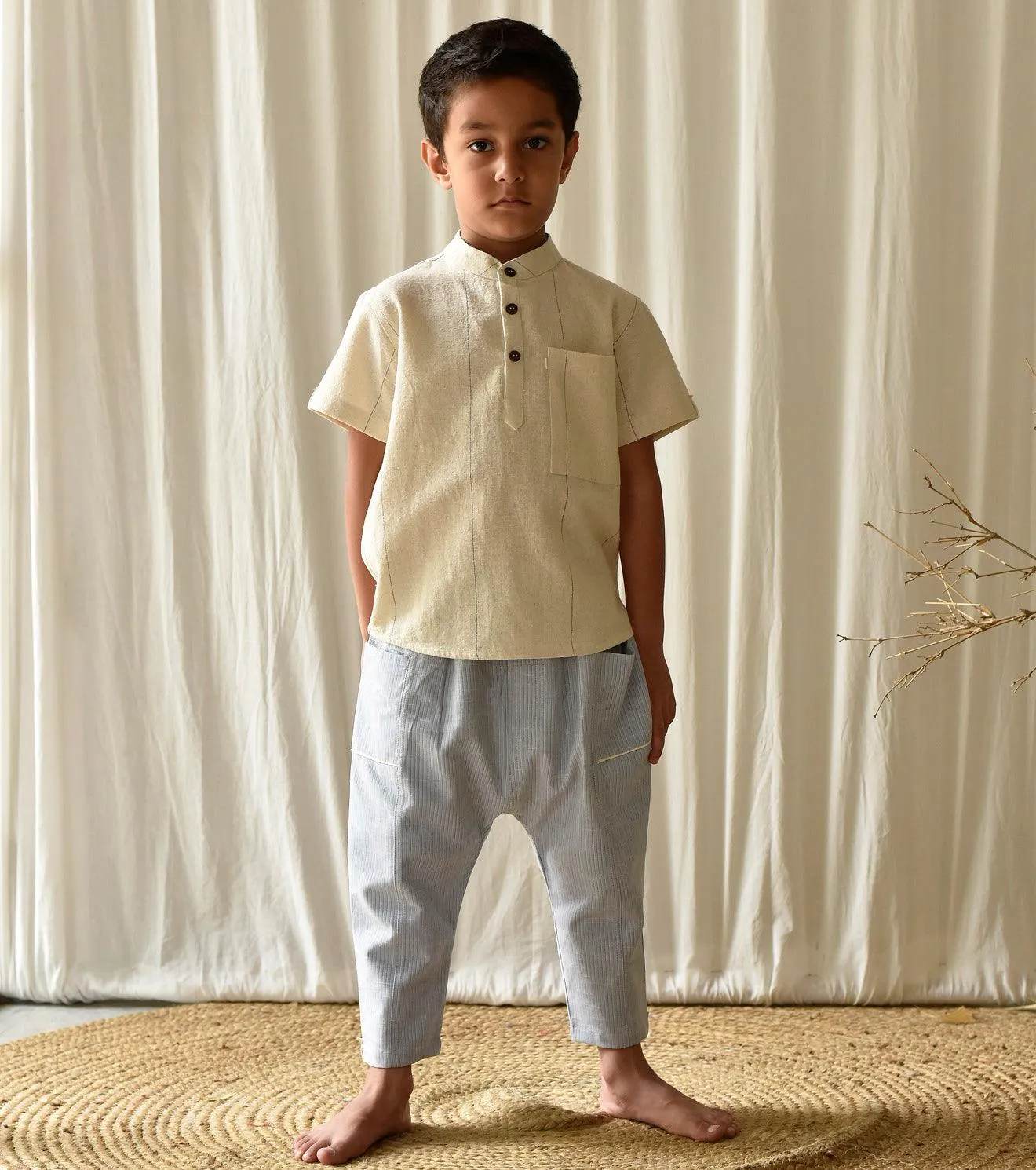 Stone blue pants