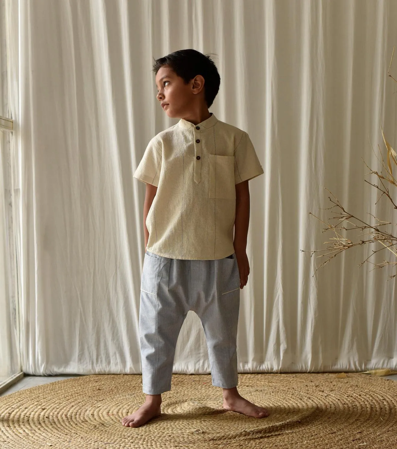 Stone blue pants