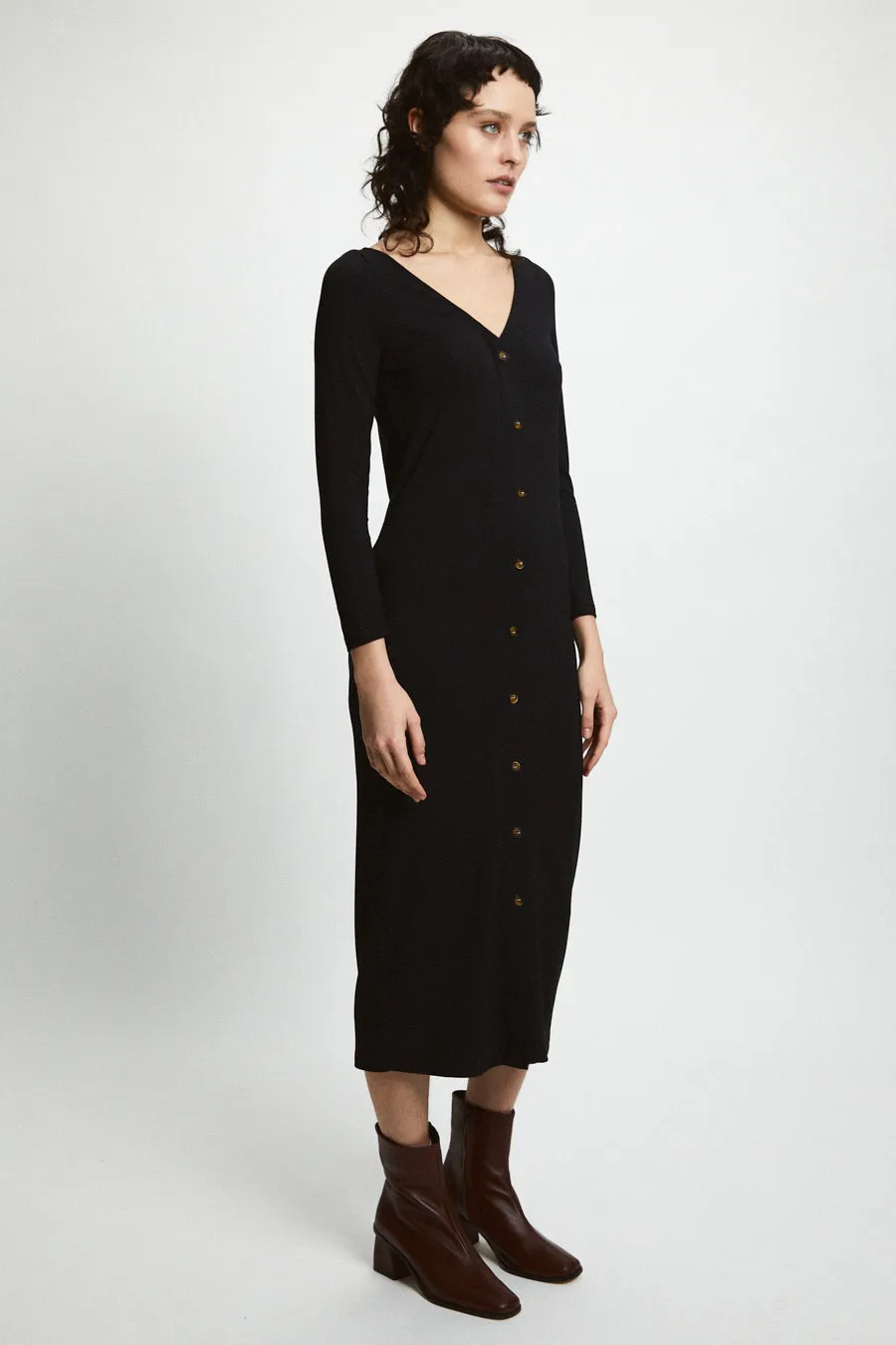 tencel dress - fritz - black