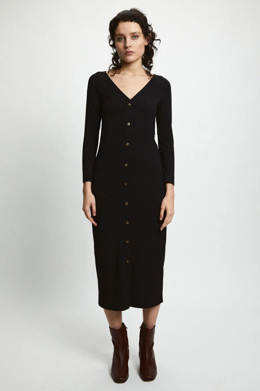 tencel dress - fritz - black