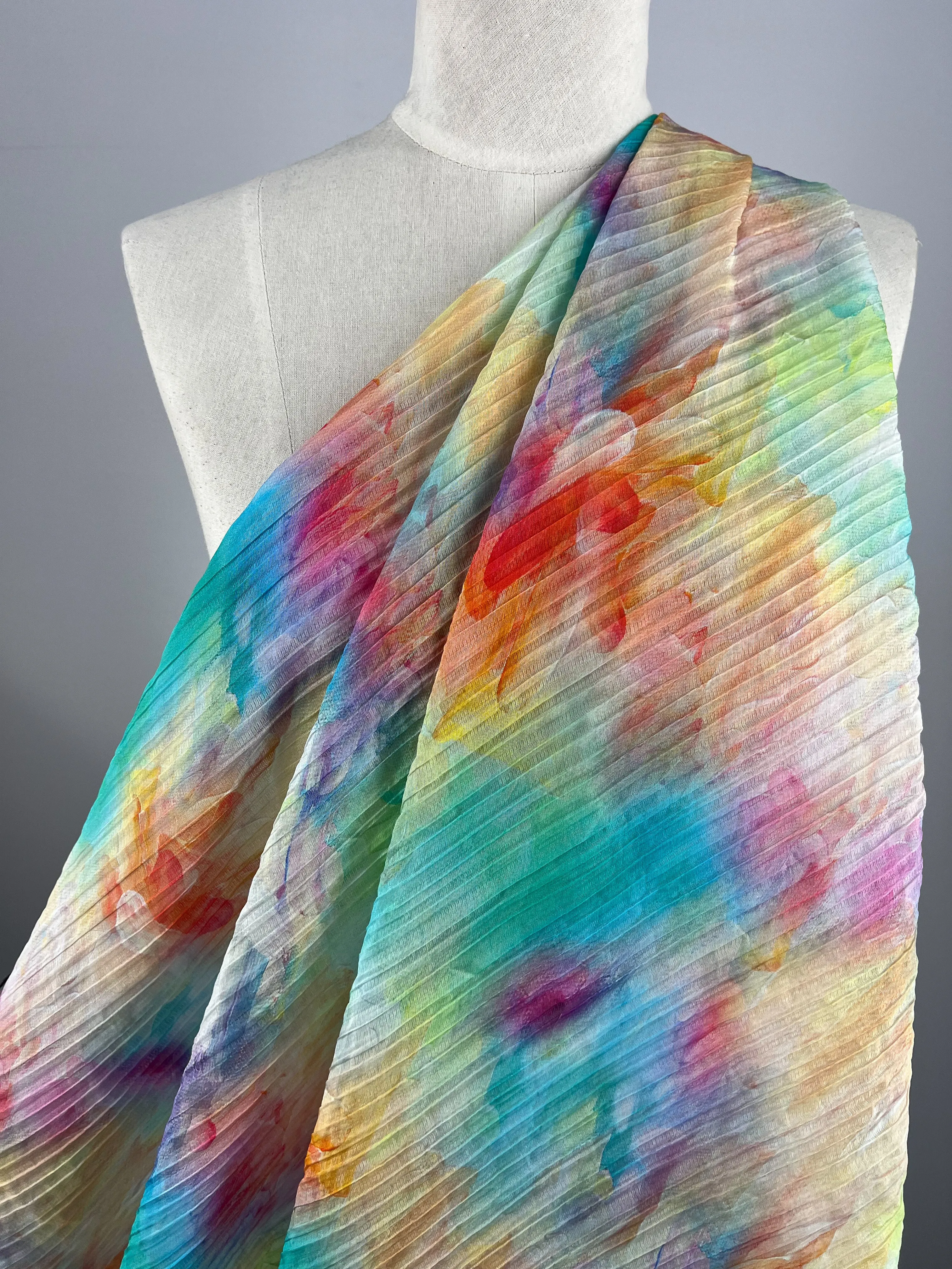 Textured Tencel - Candy Clouds - 136cm
