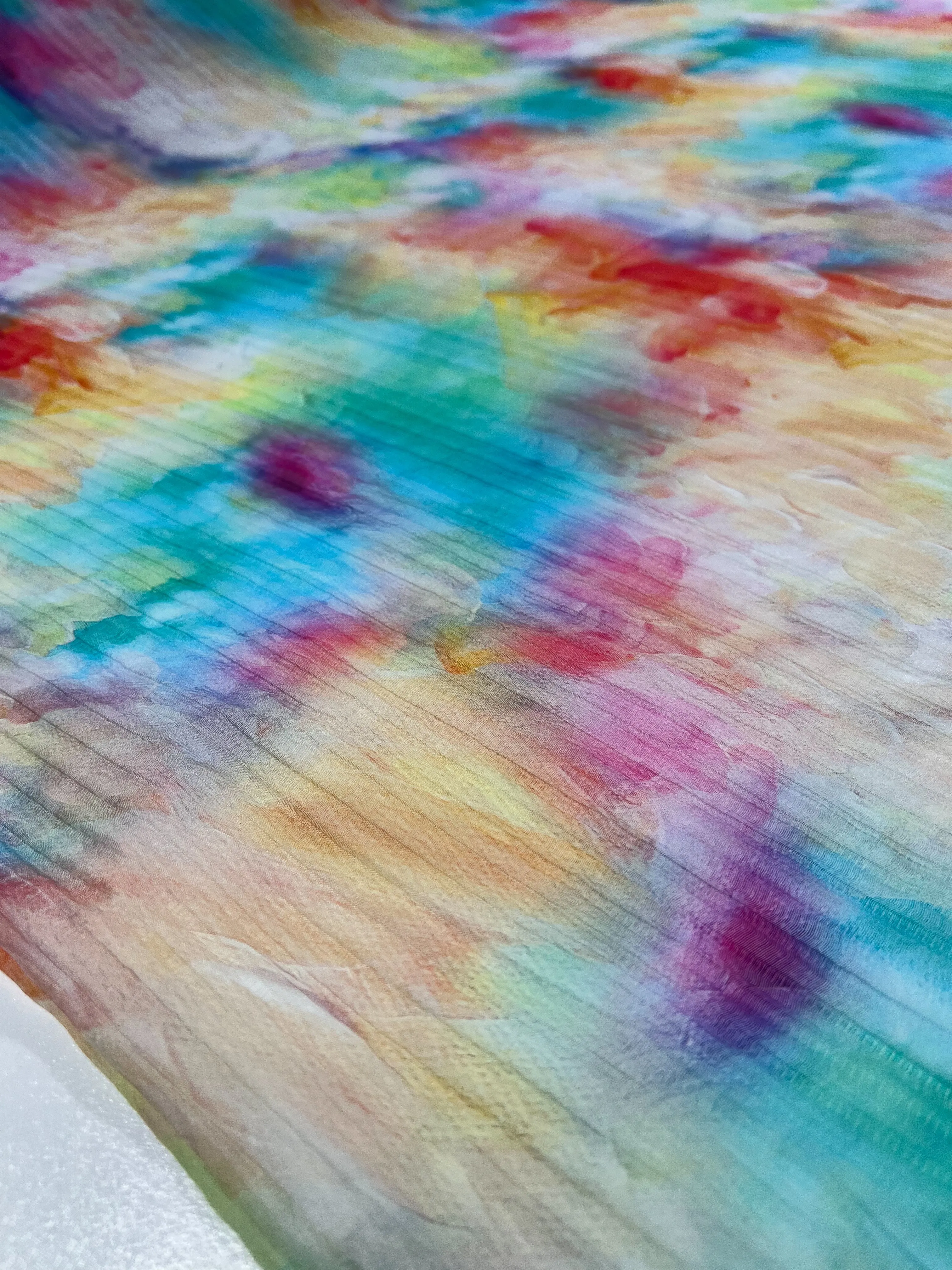 Textured Tencel - Candy Clouds - 136cm