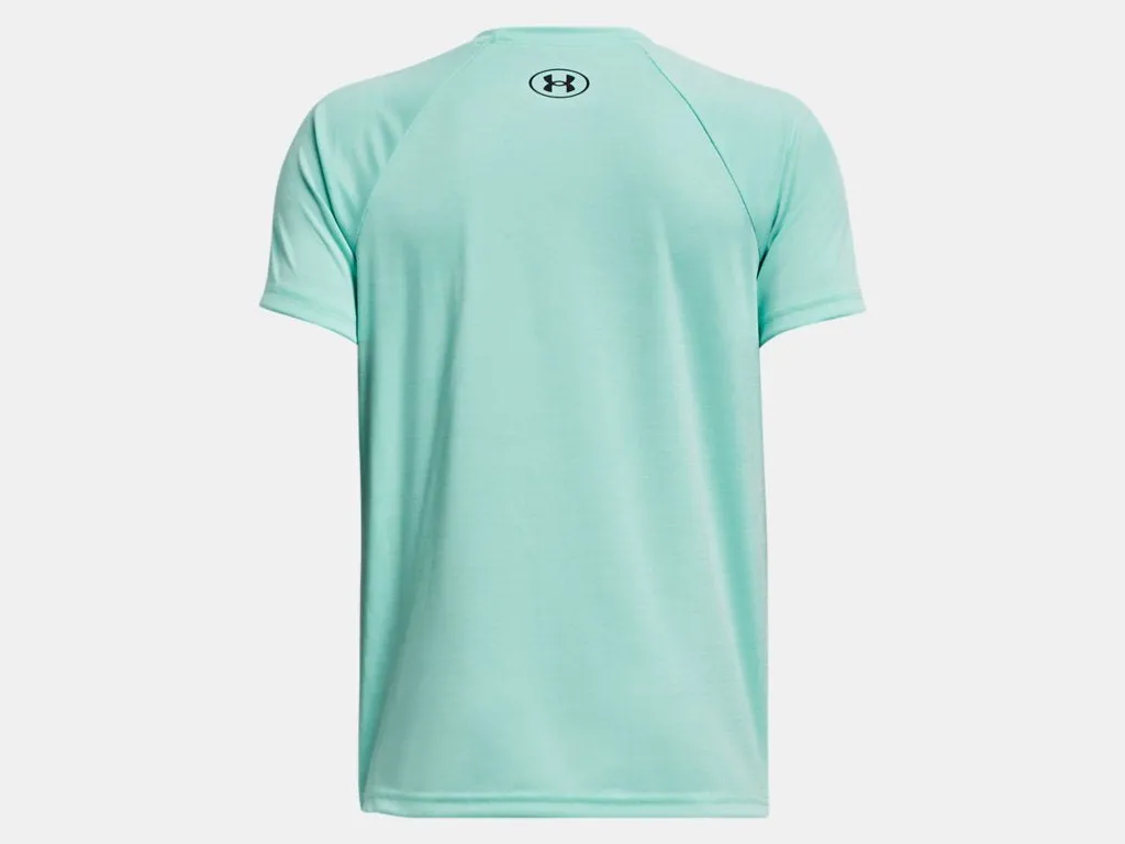 Under Armour Boys Tech Split Log Hybrid SS Tshirt