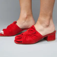 Women's Summit  | Noelle Classic Open Toe Mule Shoe | Red Velvet