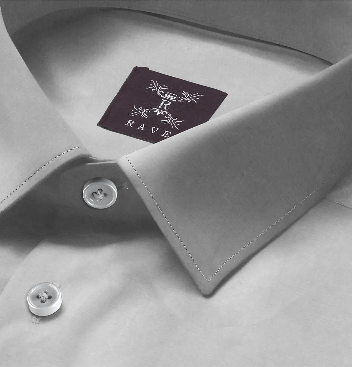 Wrinkle-Resistant - Cotton-Lycra - Short Sleeve - Light Gray