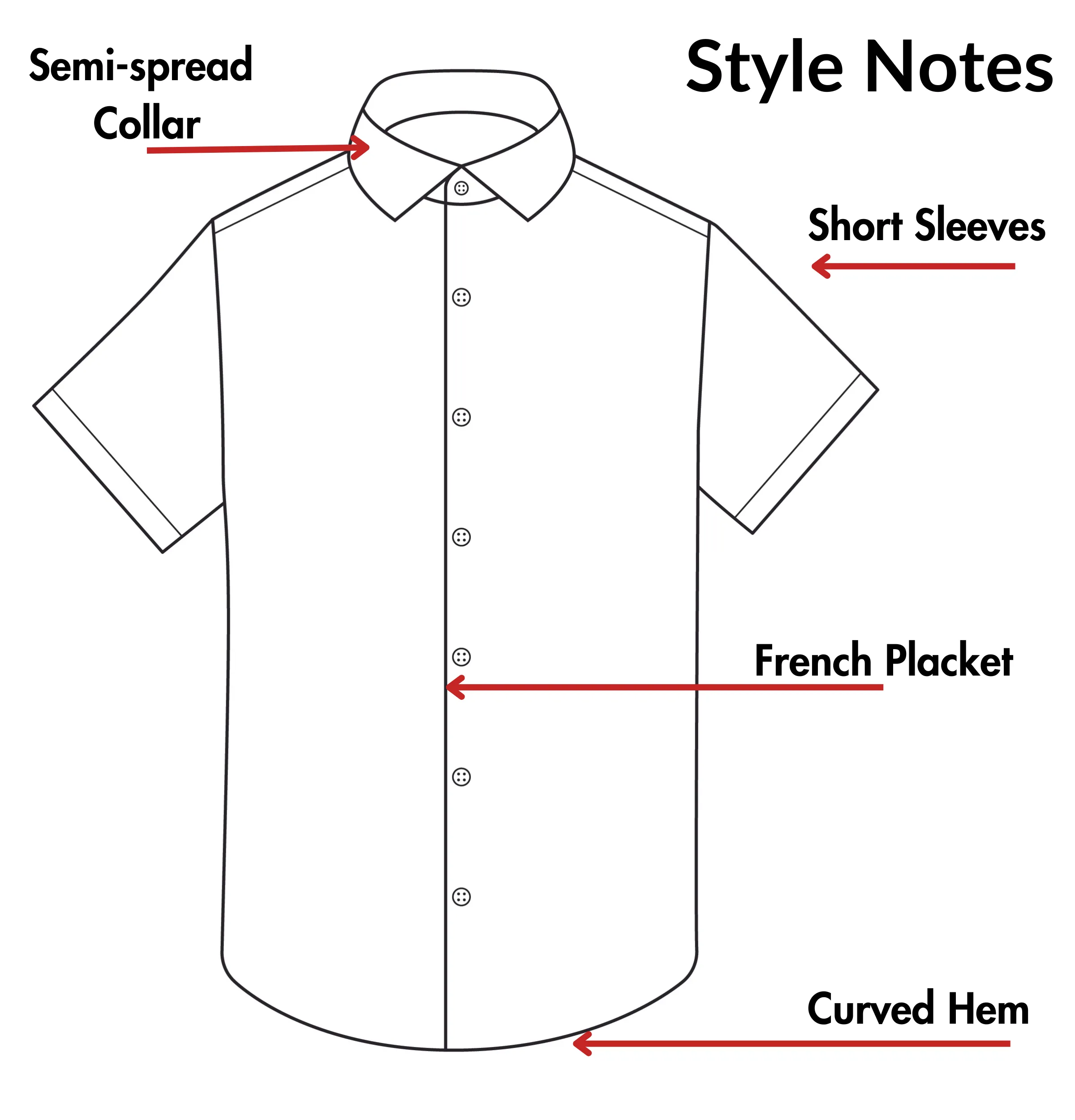 Wrinkle-Resistant - Cotton-Lycra - Short Sleeve - Light Gray